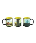 Termopuodukas Good Loot Cyberpunk 2077 Game Art Chronicles - V & Edward Hopper 450 ml Juodas, Geltonas