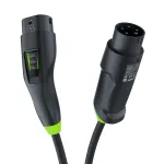 Green Cell Habu EVGC01 Mobilus EV kroviklis elektromobiliams 11 kW 7 m Type 2 CEE Wallbox Juodas