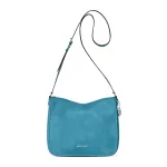 Michael Kors Women's Jet Set Travel Saffiano Leather Dome Crossbody Bag - Navy (30 x 26 x 8 cm)
