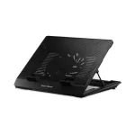 Cooler Master NotePal ErgoStand Lite ne&scaron;iojamojo kompiuterio au&scaron;inimo padas su 160 mm ventiliatoriumi, juodas