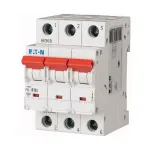 EATON PXL-C10/3 Miniatiūrinis automatinis jungiklis, 10A, 3 poliai, C kreivė, 400V, 10kA (236422)