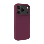 Evelatus Apple iPhone 18 Pro Max Premium MagSafe mink&scaron;to prisilietimo silikoninis dėklas Burgundy