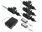 INNE automobilio centrinio užrakto sistema 3+1 nuotolinio valdymo pulteliai, universali 12V, bekontakčio įėjimo sistema