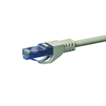 DSIT CAT6a tinklo laidas 100% varis - U/UTP - 0,50 m - pilkas (DC-U6A1-005)