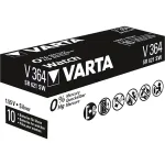 Varta 364 sidabro oksido mygtukinis elementas, 1,55 V (00364 101 111)