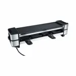 Guss-Raclette RC 140 juoda/nerūdijantis plienas, 600 W, apverčiama kepsninė