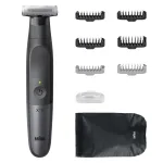 Braun Series X XT5200 hibridinis trimeris ir skutimosi aparatas, juodas