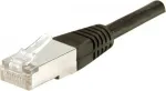 DEXLAN Cat. 6A S/FTP tinklo kabelis, 10 Gbit/s, PoE++, juodas, 15 m 858383