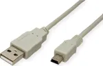 SECOMP STANDARD USB 2.0 kabelis, Type A - 5-Pin Mini, 3 m (S3143)