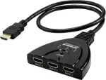 SpeaKa Professional SP-HDSW-200 3 prievadų HDMI perjungiklis 8K UHD 7680x4320 pikselių