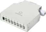 Renkforce RF-7187896 DIN bėgio adapteris, 8 vietų tu&scaron;čias korpusas, &scaron;viesiai pilkas