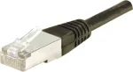 Exertis Connect 234220 Cat6 F/UTP tinklo komutacinis kabelis, 0,5 m, juodas