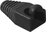 EXERTIS CONNECT RJ45 įtempimo mažinimo apsauga apvaliam kabeliui, juoda, 10 vnt. 253166