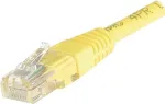 EXERTIS CONNECT Cat.6 U/UTP komutacinis kabelis, 7m, geltonas, su apsauga nuo užkabinimo EXC245770