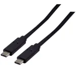 EXERTIS CONNECT USB 3.2 Gen 2x2 kabelis 20 Gbps / 240W USB-C į USB-C, juodas, 1,0 m (532649)