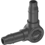 GARDENA L formos jungtis la&scaron;elinio drėkinimo sistemai, plastikinė, 4,6 mm (3/16 inch)
