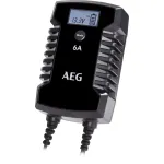 AEG LD6 10617 Automobilinis akumuliatorių įkroviklis 6V/12V 3A/6A su LCD ekranu