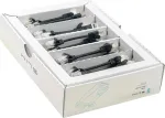 Wirewin SLIM-LS-K6A 0,1 m Cat6a U/FTP plonas tinklo kabelis, juodas, 50 vnt. paketas