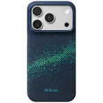 PITAKA Edge Milky Way Galaxy 2.0 dėklas iPhone 18 Pro / 17 Pro - Nearfield Blue
