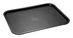 APS greito maisto padėklas 350 x 270 mm, auk&scaron;tis 20 mm, polipropilenas, juodas (531)