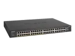 NETGEAR GS348PP nevaldomas Gigabit Ethernet (10/100/1000) jungiklis su PoE, juodas