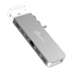 USB HUB j5create JCD395 4K60 Elite Pro Wired USB4 su MagSafe rinkiniu