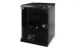 DIGITUS Sieninis Montavimo Spintelė 312x300mm (10 inch) 9U 464x312x300 mm Juoda