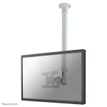 Neomounts FPMA-C100SILVER lubinis laikiklis monitoriui/TV 10-30 colių - auk&scaron;tis 79-129 cm