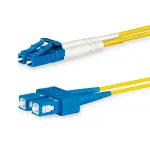 Lanview LVO231493 InfiniBand / &scaron;viesolaidinis kabelis 3 m 2x LC 2x SC geltonas