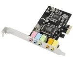 Microconnect MC-CMI6CH-PCIE vidinė garso plok&scaron;tė 5.1 kanalai PCI-E