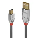 Lindy 0,5 m USB 2.0 Type A &ndash; Mini-B laidas, Cromo Line