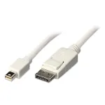 Lindy 2 m Mini DisplayPort &ndash; DisplayPort laidas, baltas