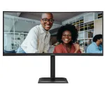 AOC CU34E4C kompiuterio monitorius 86,4 cm (34 colių) 3440 x 1440 pikselių Juodas