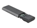 Delock External USB Type-C Combo Enclosure for M.2 NVMe PCIe or SATA SSD - Speichergeh&auml;use - M.2 - M.2 NVMe Card / SATA 10Gb/s - USB 3,2 (Gen 2) (4263