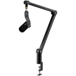 LOGITECH Yeticaster GX Dynamic RGB žaidimų mikrofonas su LIGHTSYNC ir premium stalinė mikrofoninė rankena &ndash; JUODA