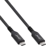 InLine 35904A USB4 Gen 3x2 USB-C laidas 1,5 m juodas