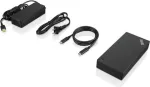 Lenovo 03X7609 USB dokas / prievadų replikatorius, laidinis USB 3.2 Gen 2 (3.1 Gen 2) Type-A, juodas