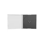 MEDIARANGE CD Jewelcase Single tray - Beh&auml;lter CD-Aufbewahrung - Kapazit&auml;t: 1 CD/DVD - Schwarz (Packung mit 100)