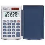 Sharp EL-243S ki&scaron;eninis skaičiuotuvas Basic sidabrinis