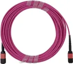 Skaidulinis optinis kabelis BlueOptics QK731A-BO MPO OM4 50 m Violetinis