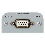 Kindermann Konnect 54 RS232 serijinis modulis su kabelio laikikliu, aliuminis