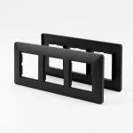 BUSCH JAEGER BJ 1723-915 Abdeckrahmen 3-fach schwarz matt - Busch-balance SI (2CKA001725A1570)