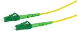 Logilink Professional - &Scaron;uoliukas - LC/APC vienmodis (M) į LC/APC vienmodis (M) - 1 m - 2 mm - Skaidulinis optinis - Simplex - 9/125 mikrometro - G.657.A2/OS2 - Halogen-Free - Geltona