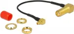 Koaksialinis kabelis DeLOCK 89626 0,1 m SMA MMCX juodas