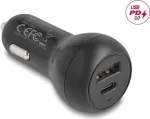 DeLOCK 64329 juodas kroviklis automobiliui, USB Type-C PD 3.0 + USB Type-A, 32 W, 12-24 V, greitas krovimas