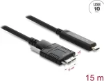 Delock 83681 aktyvusis optinis USB kabelis, USB Type-C į Micro-B, 15 m