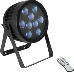 LED prožektorius EUROLITE PAR 9 UV 9x3W &ndash; UV PAR &scaron;viestuvas scenai ir klubams