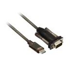 ACT AC6002 serijinis kabelis DB-9, 1,5 m, juodas
