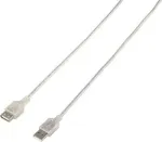 Renkforce USB 2.0 jungiamasis kabelis [1x USB 2.0 ki&scaron;tukas A - 1x USB 2.0 lizdas A] 3,00 m skaidrus (RF-4538152)