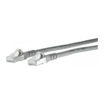 METZ CONNECT - Pataisos laidas - RJ-45 (ki&scaron;tukas) į RJ-45 (ki&scaron;tukas) - 20 cm - S/FTP - CAT 6a - IEEE 802.3u/IEEE 802.3ab/IEEE 802.3an/IEEE 802.3af/IEEE 802.3at - Be halogenų, Su apsauga nuo užkliuvimo, Suvyta gysla - G